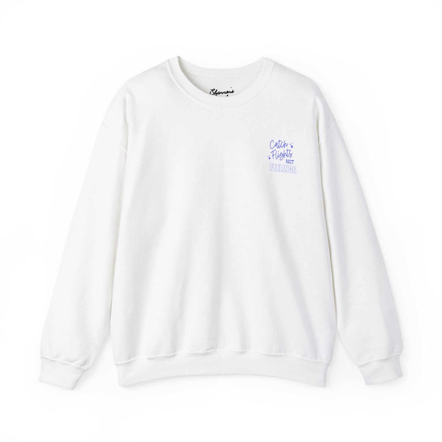 Catch Flights, Not Feelings - Unisex Heavy Blend™ Crewneck Sweatshirt