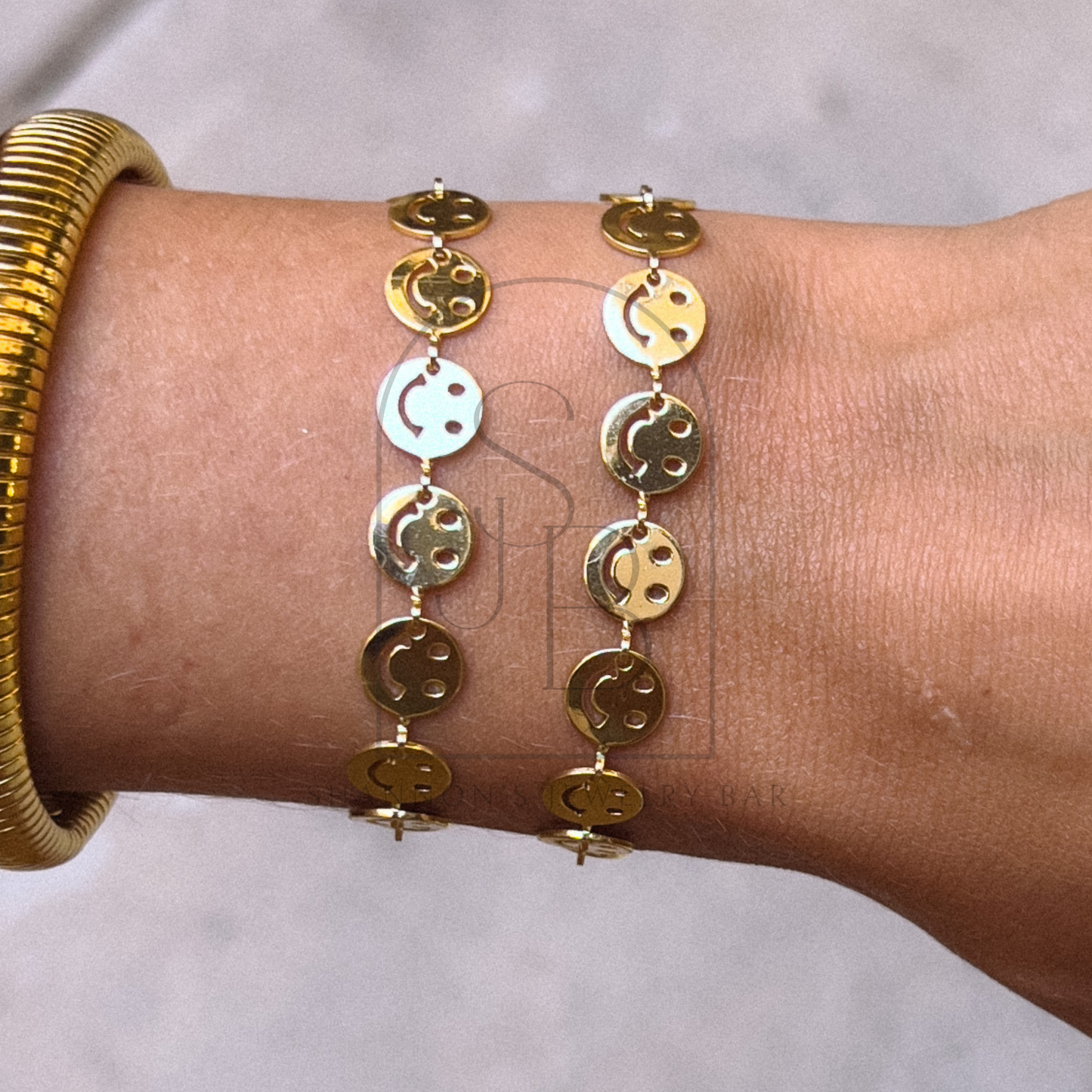 OG Smiley Chain Bracelet - Shannon’s Jewelry Bar