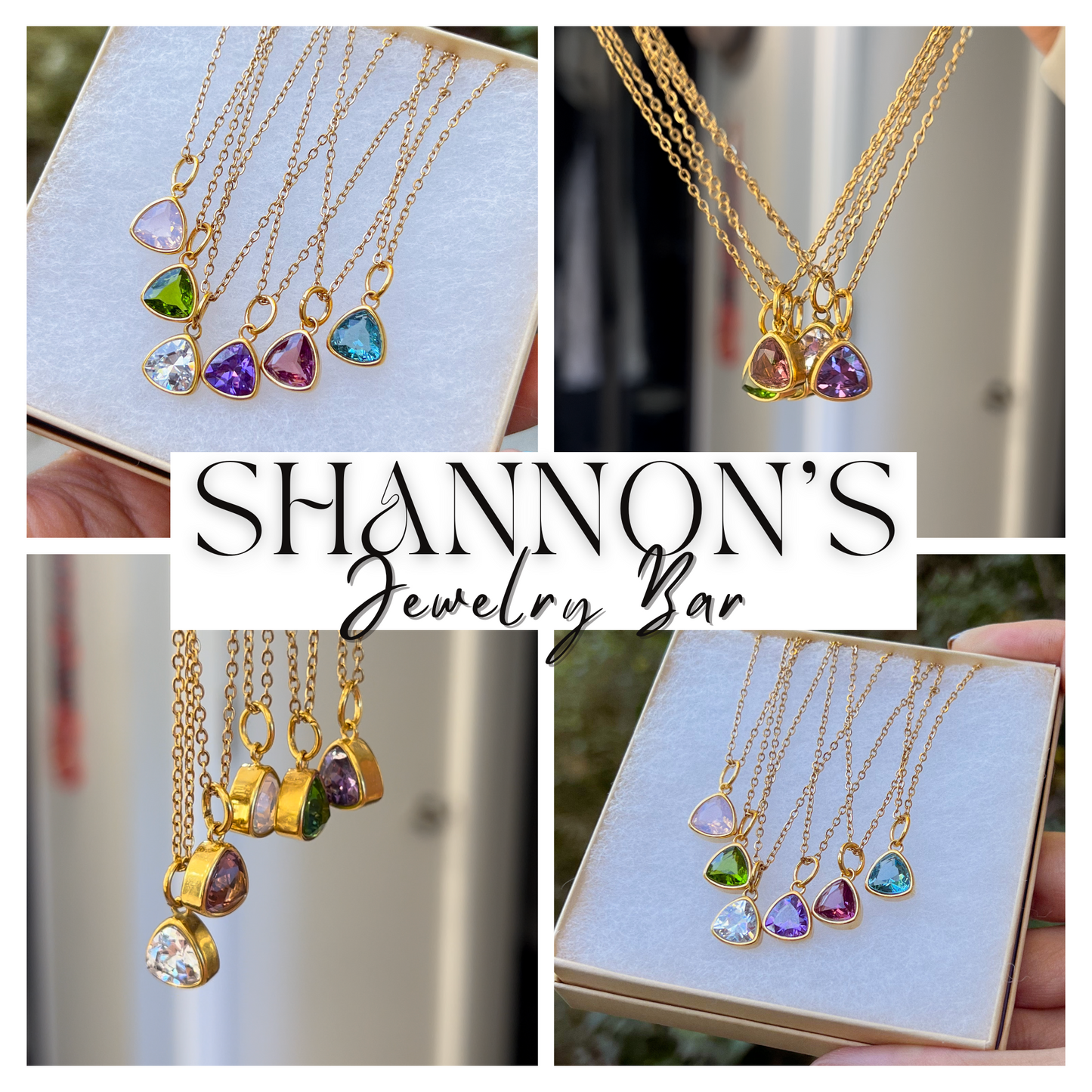 Gemma Necklace - Birthstones - Shannon’s Jewelry Bar