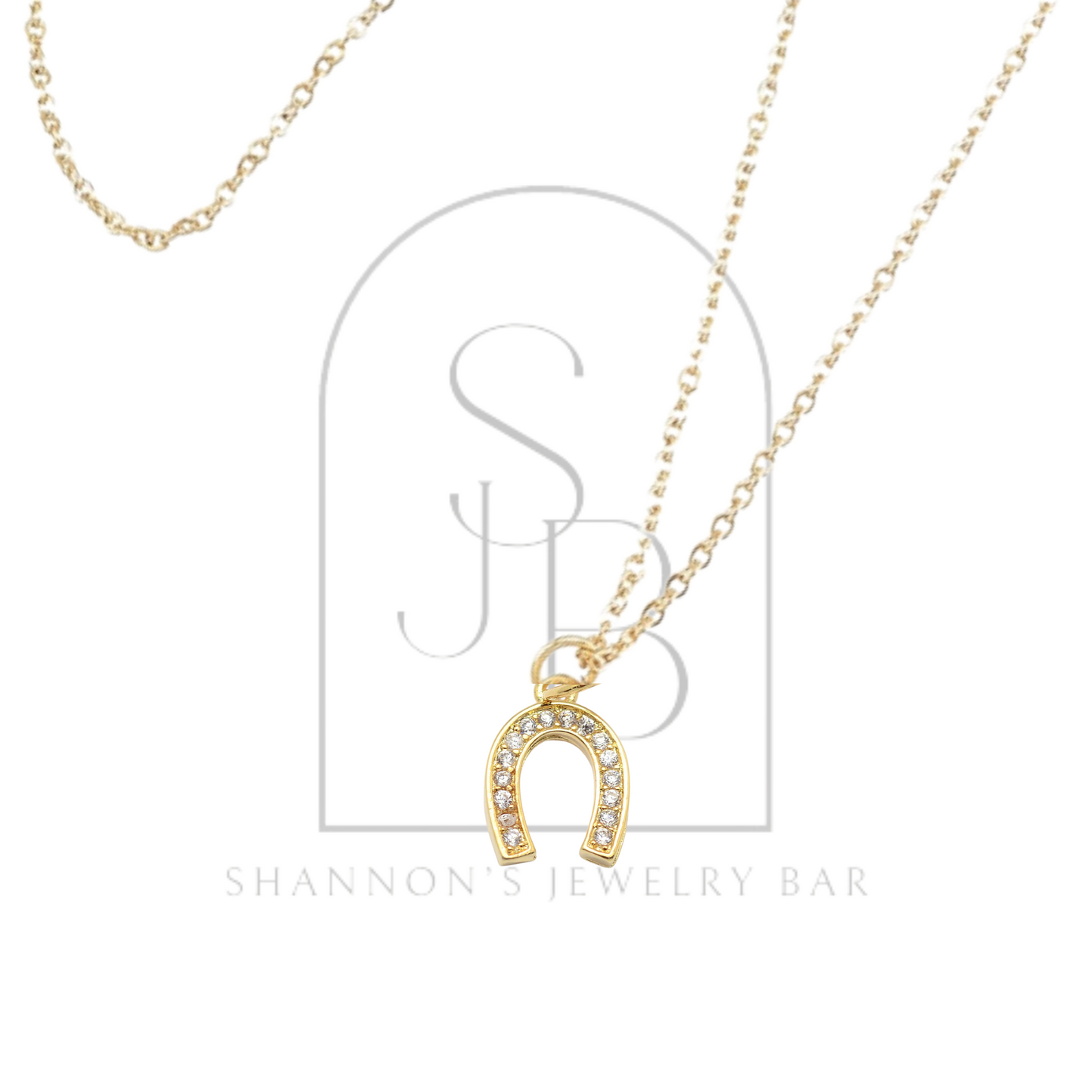 Dainty Horseshoe Necklace - Shannon’s Jewelry Bar