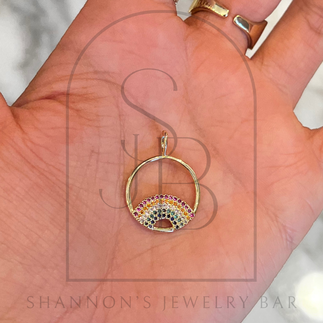 Rainbow Pendant Necklace - Shannon’s Jewelry Bar