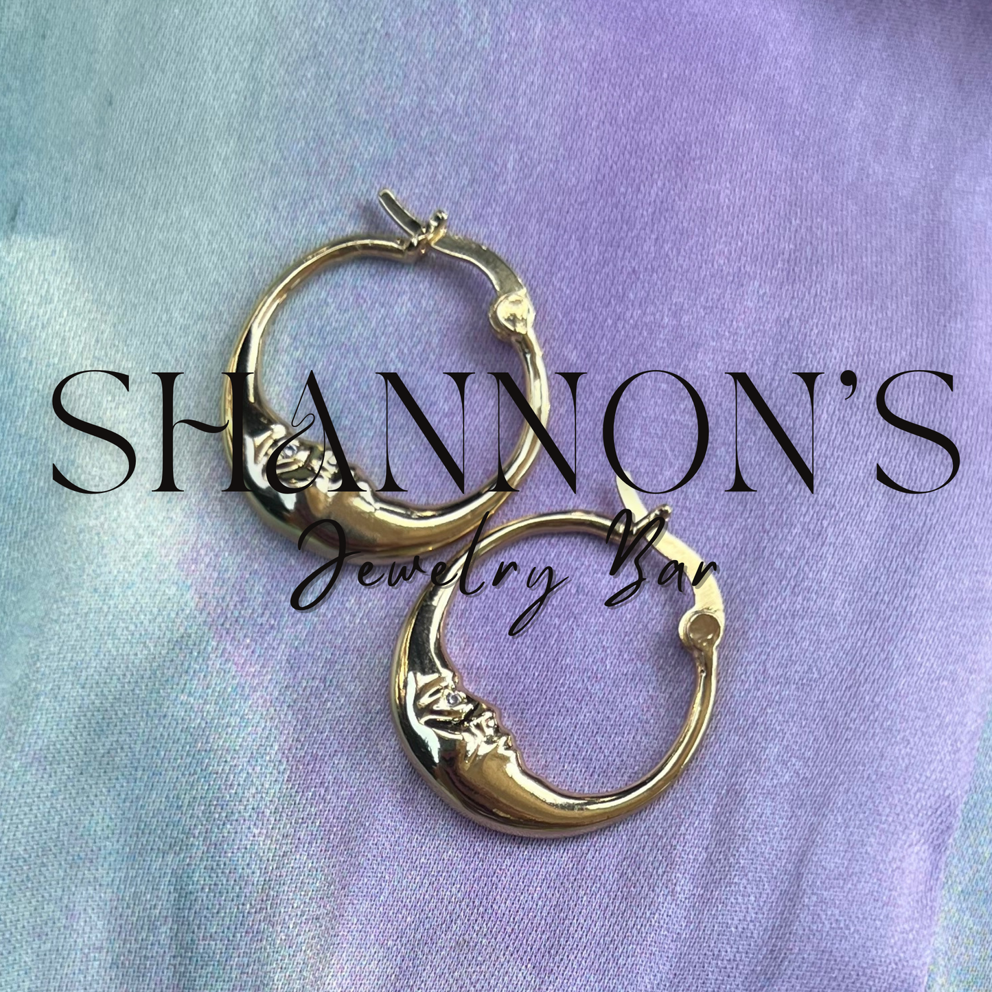 Luna Mini Hoop Earrings - Shannon’s Jewelry Bar