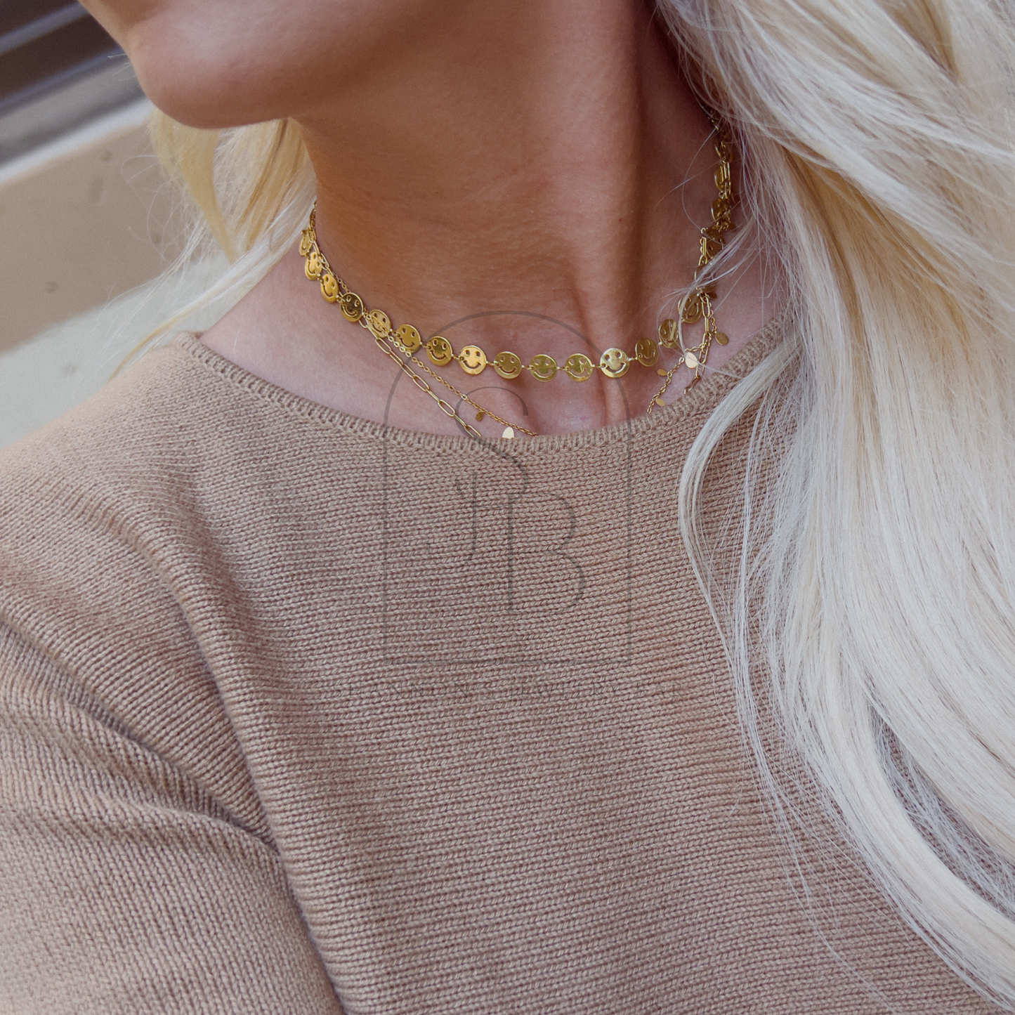 OG Smiley Chain Choker - Shannon’s Jewelry Bar
