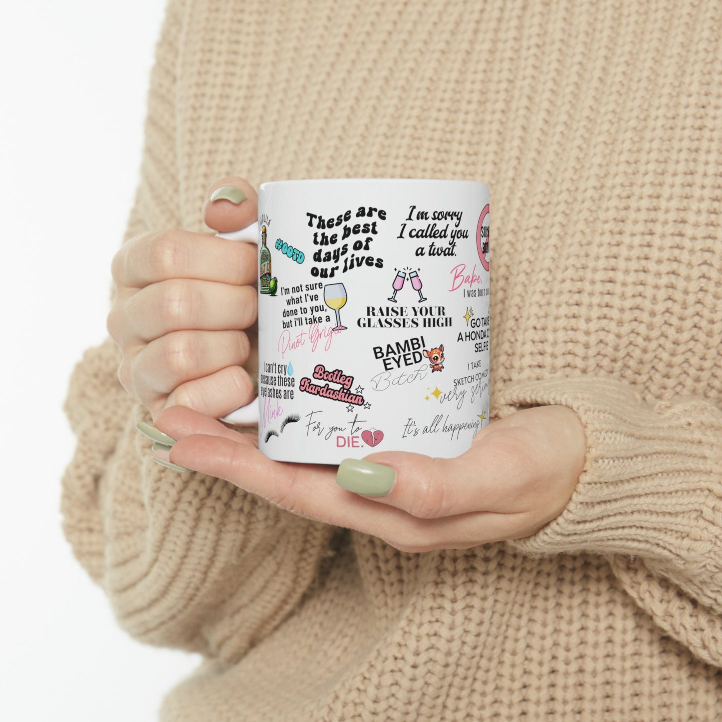 Vanderpump Rules Mash-Up Ceramic Mug, 11oz, Vanderpump Rules Iconic Quotes, All the Seasons Quotes, Scandoval