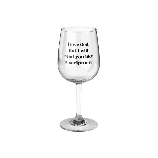 Read You Like A Scripture - RHOSLC - Mary Cosby - Wine Glass, 12oz