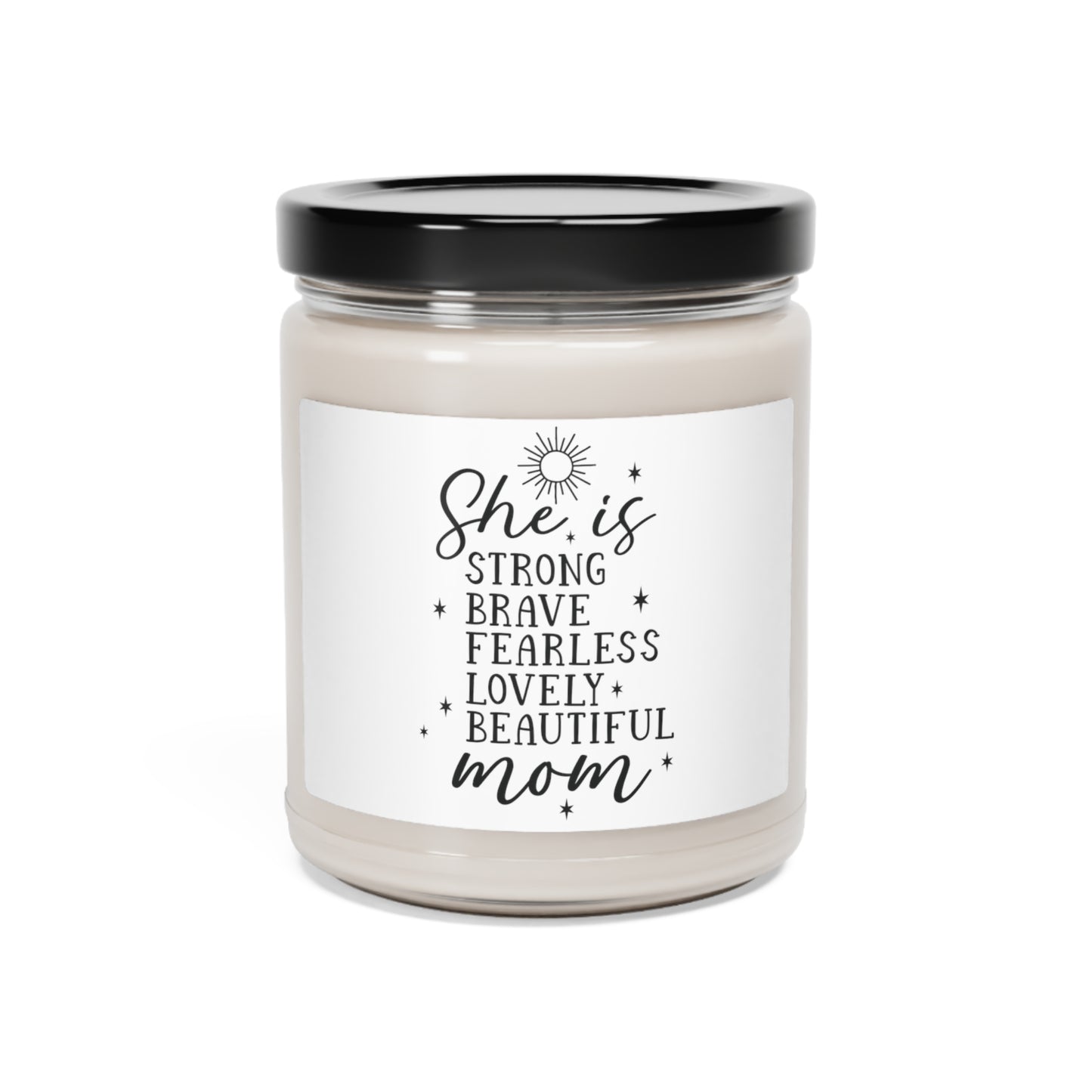 She is MOM - Scented Soy Candle, 9oz - Mother's Day Gift, Gift for Mom, Gift for New Mom, Thoughtful Gift, Gift for her.