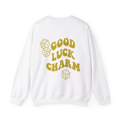 Good Luck Charm - With Dice - Unisex Heavy Blend™ Crewneck Sweatshirt