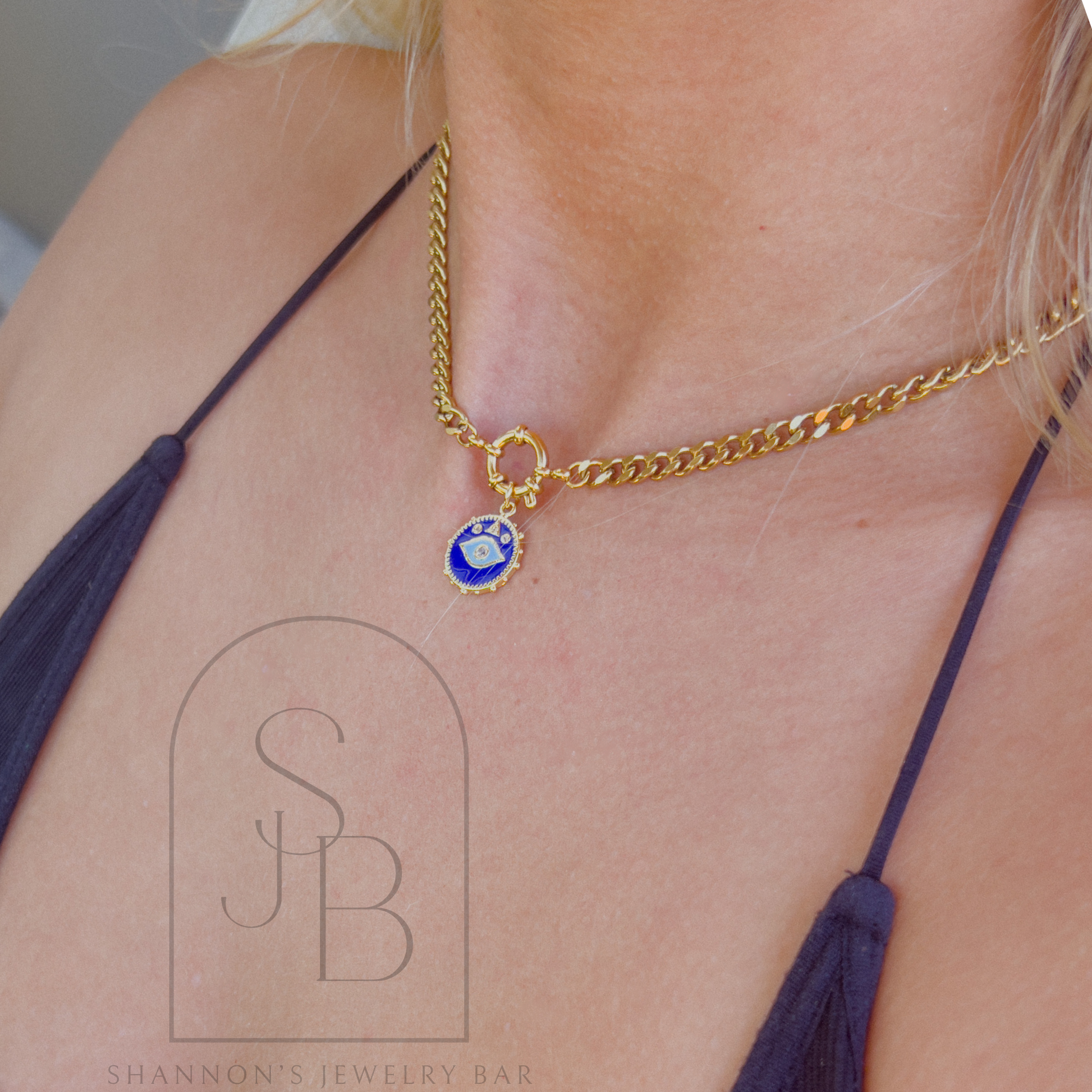 OG Evil Eye Choker - Shannon’s Jewelry Bar