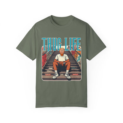 Thug Life - Donald Trump - Version 2 - Listing Pt. 2 of 2 - Unisex Garment-Dyed T-shirt