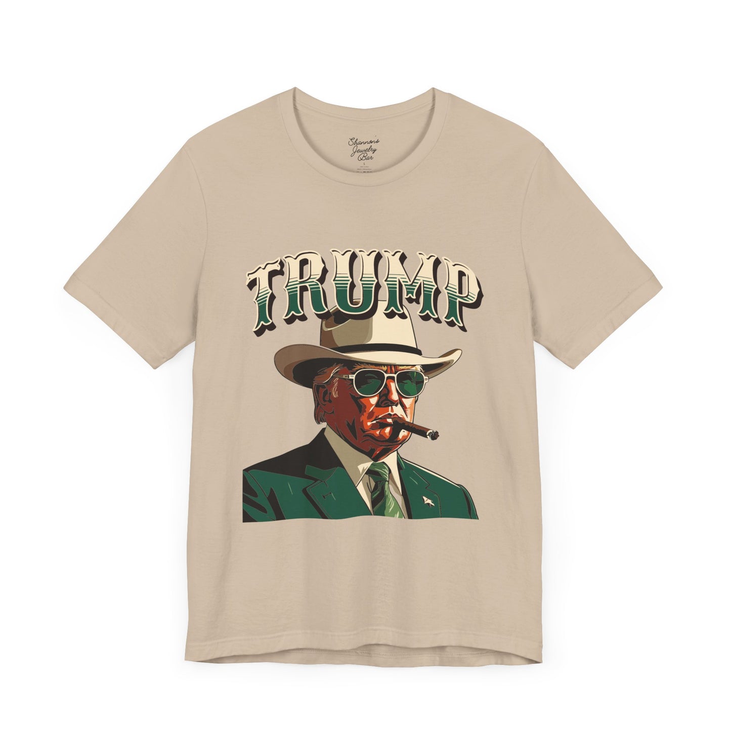 Trump with Cigar - Unisex Jersey Short Sleeve Tee