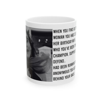 RHOSLC Schemed and Infiltrated - Meredith Marks Reaction - Season 4 Finale - Iconic Moments - Ceramic Mug 11oz