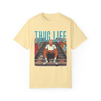 Thug Life - Donald Trump - Version 2 - Listing Pt. 2 of 2 - Unisex Garment-Dyed T-shirt