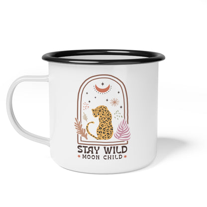 Stay Wild Moon Child - Enamel Camp Cup
