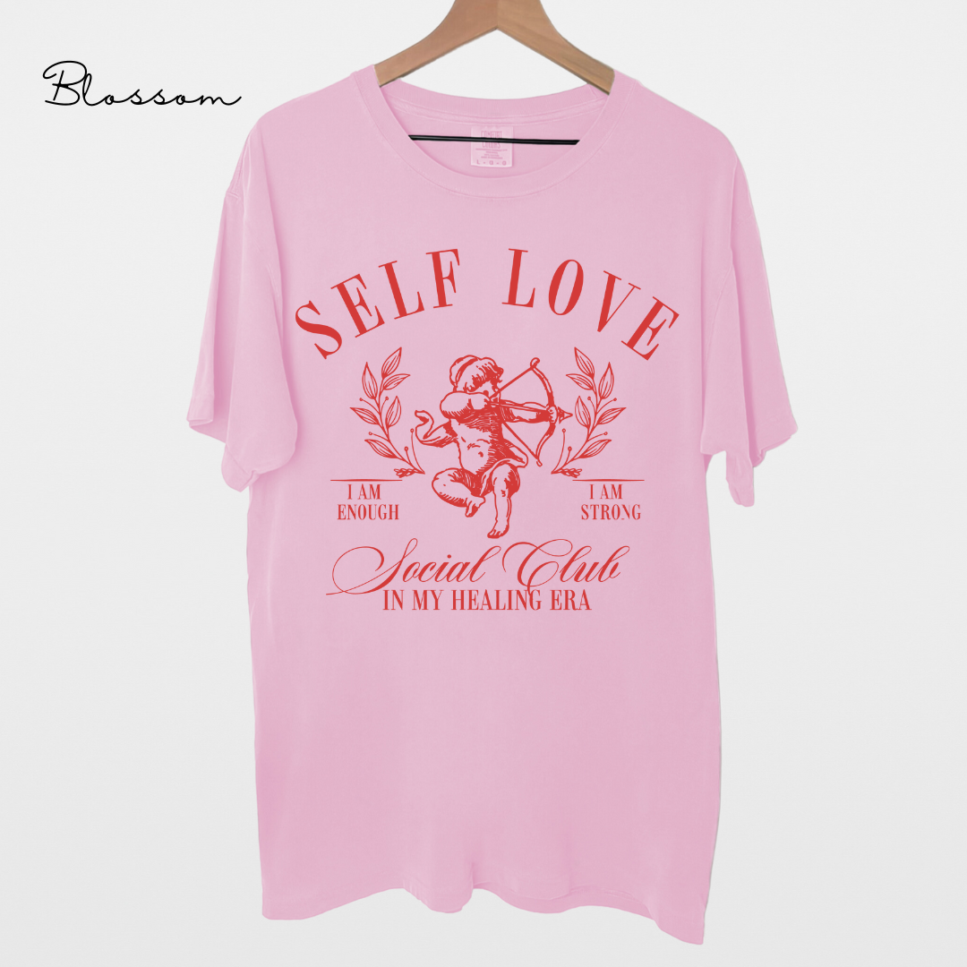 Self Love - Cupid Graphic, Garment-Dyed T-shirt
