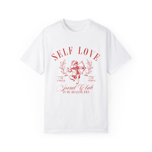 Self Love - Cupid Graphic, Garment-Dyed T-shirt