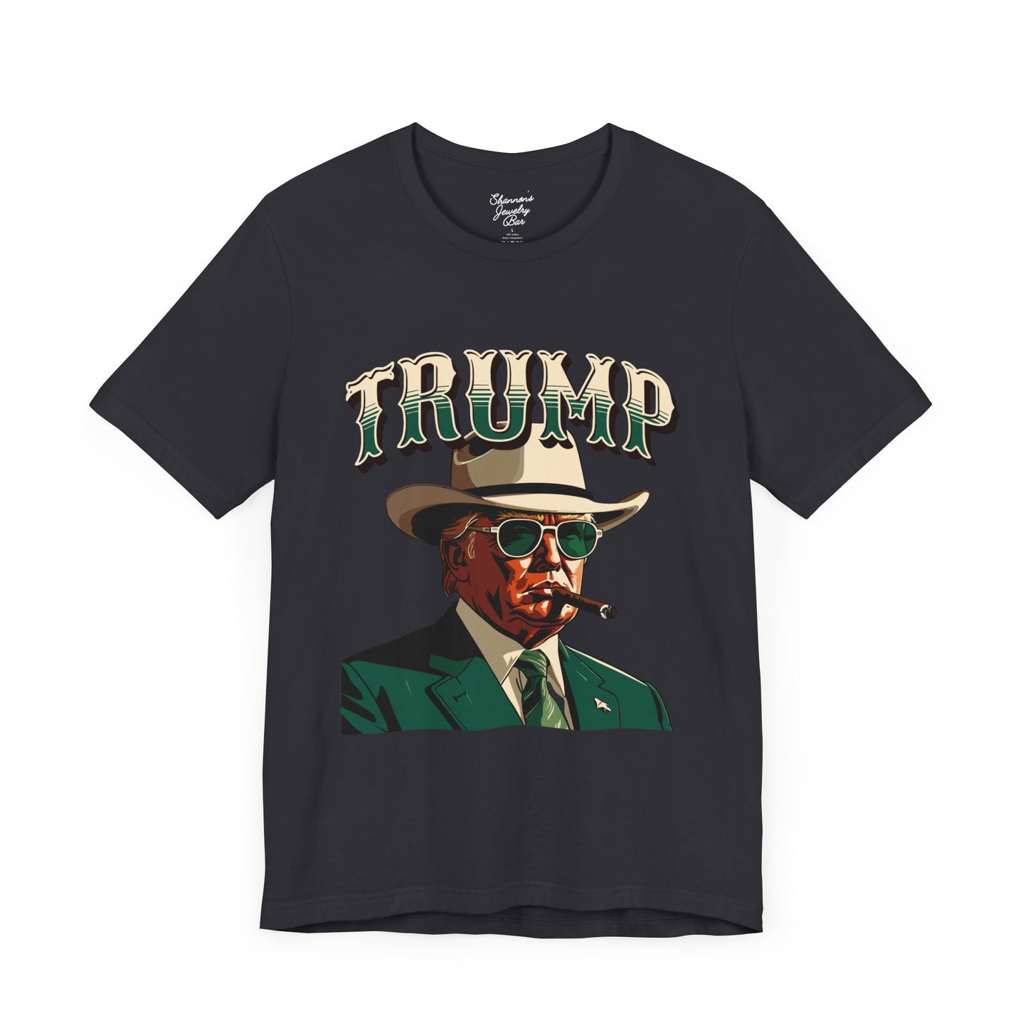 Trump with Cigar - Unisex Jersey Short Sleeve Tee