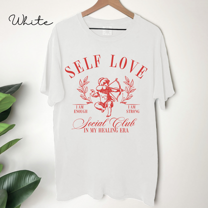 Self Love - Cupid Graphic, Garment-Dyed T-shirt