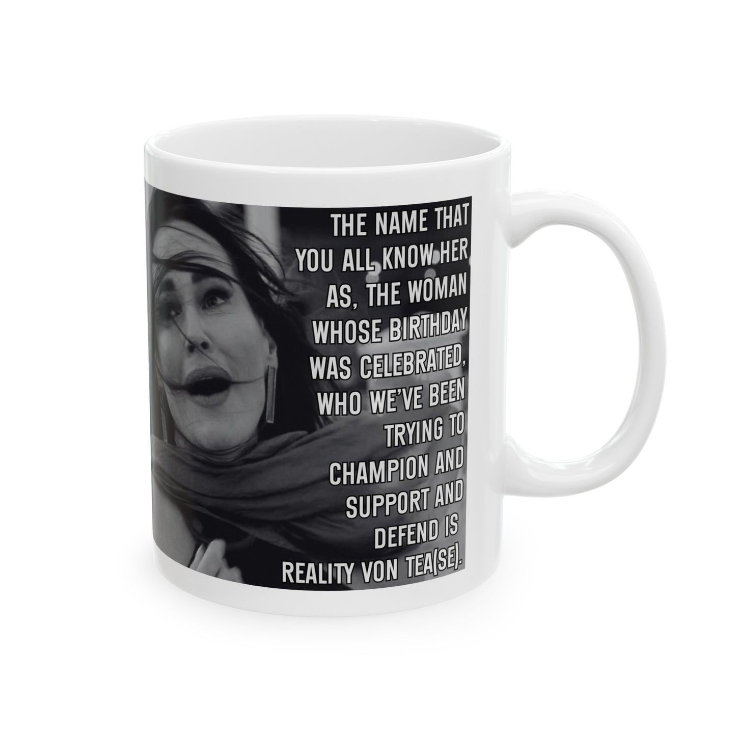 RHOSLC Season 4 Finale Inspired - Meredith Marks - Dramatic TV - Reality tv - Bravo - Monica Garcia - Heather Gay Speech - Ceramic Mug 11oz