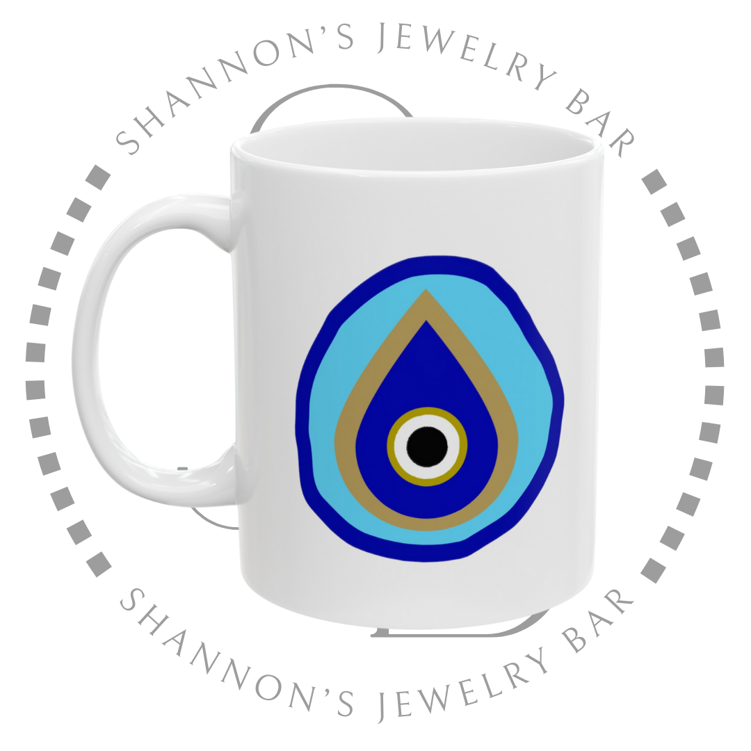 Send that shit back to where it came from - Positive Vibes - Evil Eye - Mantra - Manifest - Ceramic Mug 11oz