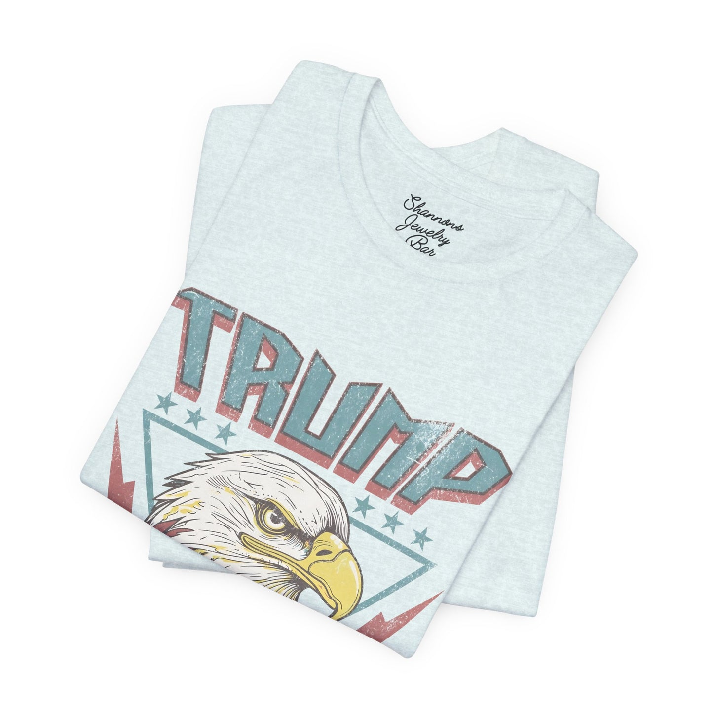 Trump Retro Eagle Graphic Tee - Unisex Jersey Short Sleeve Tee