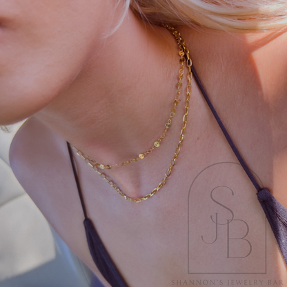 OG Dainty Paperclip Chain - Shannon’s Jewelry Bar