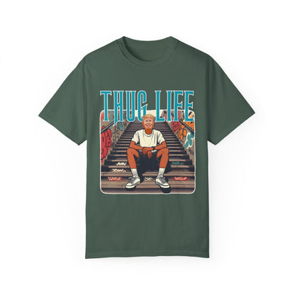 Thug Life - Donald Trump - Version 2 - Listing Pt. 2 of 2 - Unisex Garment-Dyed T-shirt