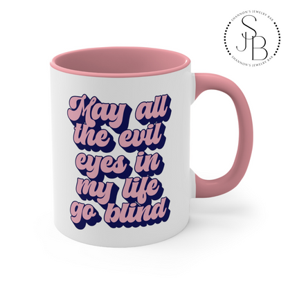 Evil Eye - May all the evil eyes go blind - Pink Evil Eye - Spiritual Gifts - Spiritual Greek - Roman - Positive Vibes - Manifestation