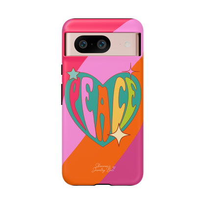 Groovy Peace - Tough Phone Cases - iPhone, Google Pixel, Samsung