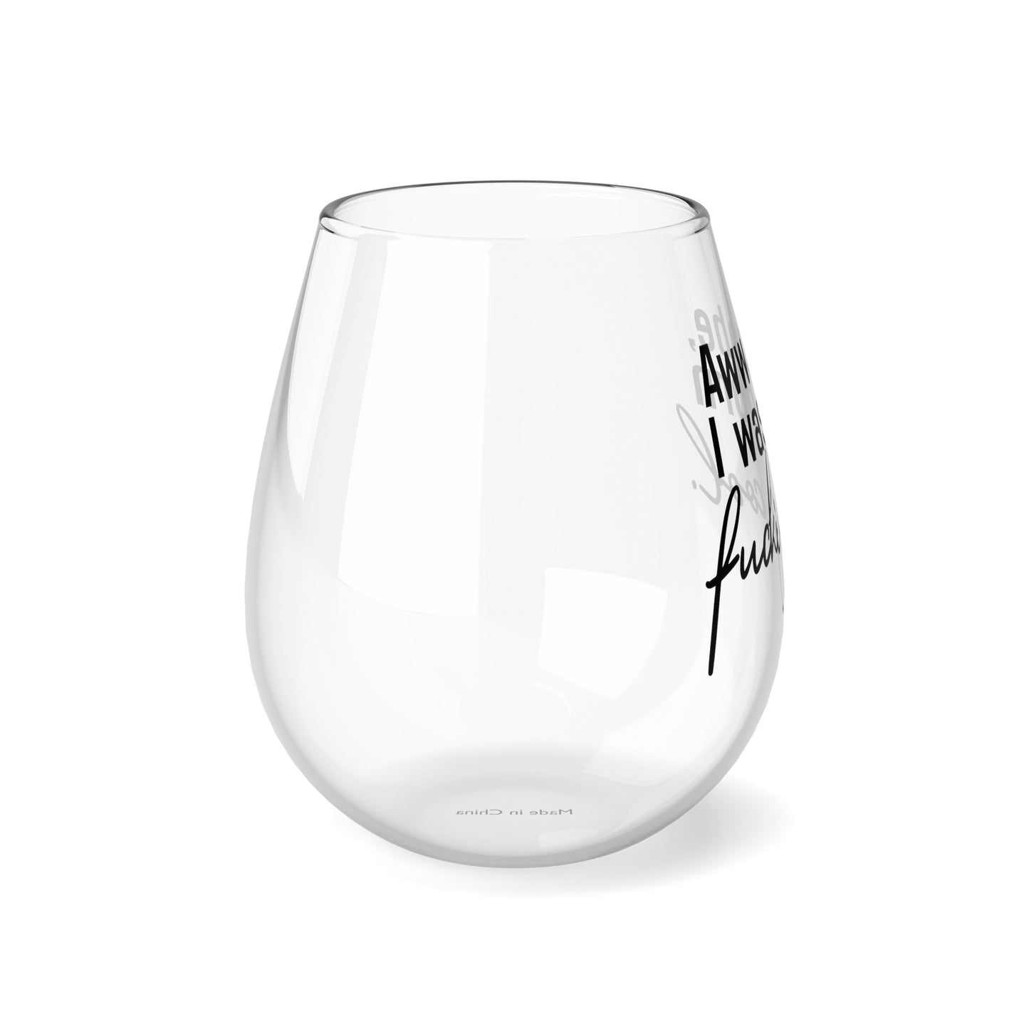 Aww Babe, I was Born Cool Stemless Wine Glass, 11.75oz, VPR, Vanderpump Rules, Ariana Madix, Pump Rules, Bravo TV, Fan Merch and Gifts