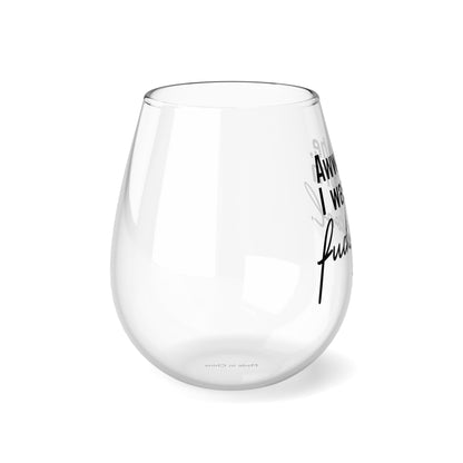 Aww Babe, I was Born Cool Stemless Wine Glass, 11.75oz, VPR, Vanderpump Rules, Ariana Madix, Pump Rules, Bravo TV, Fan Merch and Gifts