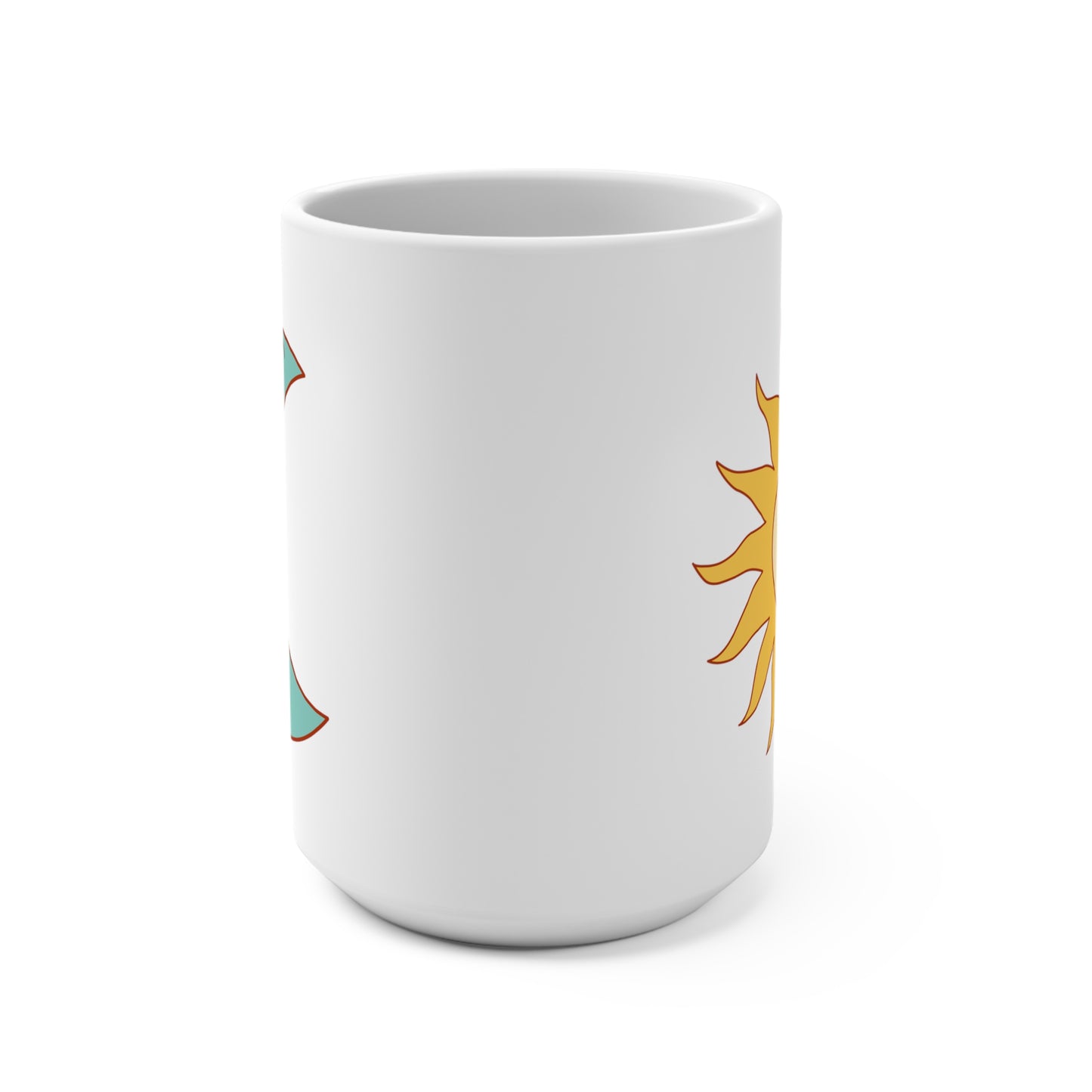 Sun and Moon Mug 15oz - Retro