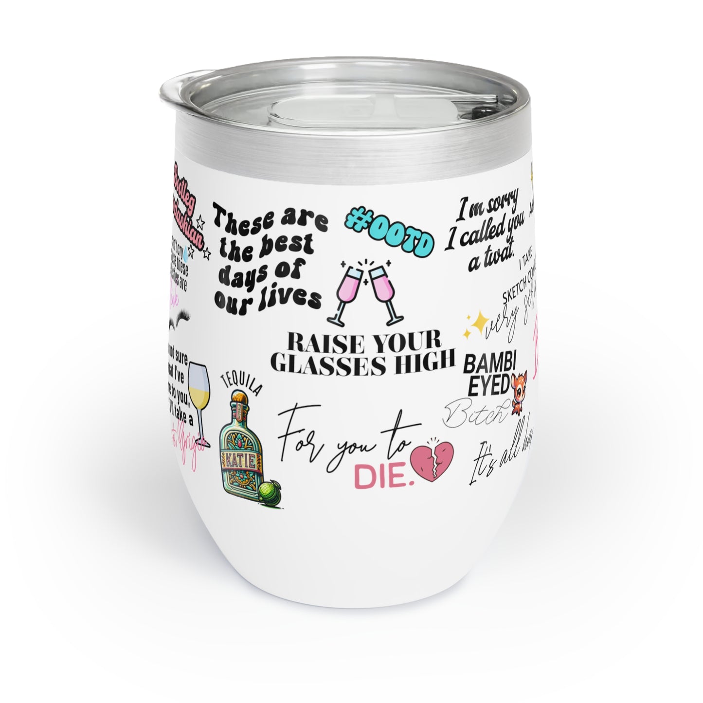 Vanderpump Rules Mash-Up Wine Tumbler, Iconic VPR Quotes, Bravo, Pump Rules, All the Seasons Quotes, Scandoval- 12oz