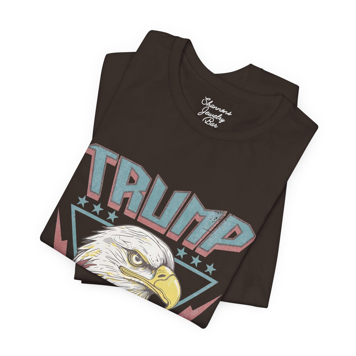 Trump Retro Eagle Graphic Tee - Unisex Jersey Short Sleeve Tee