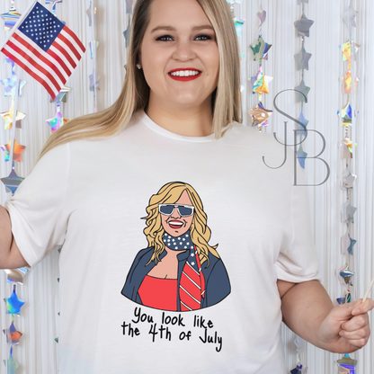 You Look Like The 4th of July - Elle Woods Tee - 4th of July - Unisex Jersey Short Sleeve Tee