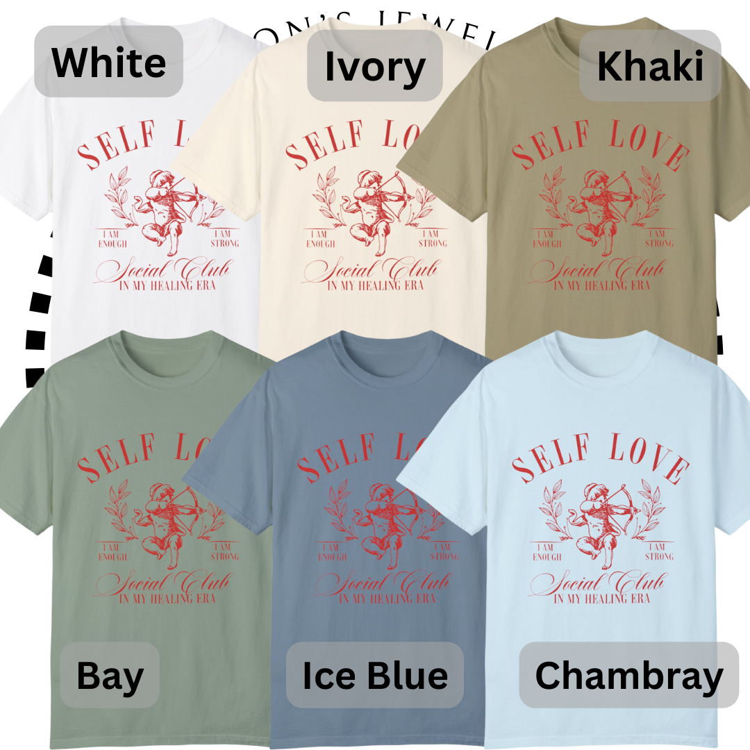 Self Love - Cupid Graphic, Garment-Dyed T-shirt