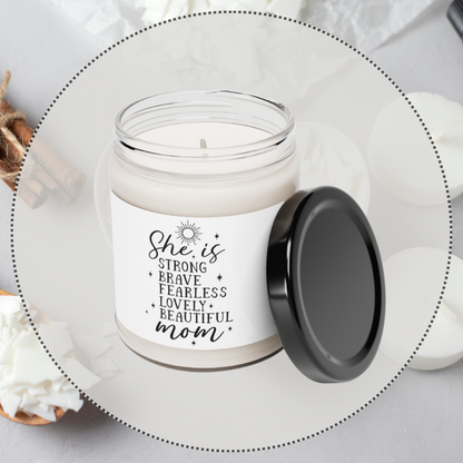 She is MOM - Scented Soy Candle, 9oz - Mother's Day Gift, Gift for Mom, Gift for New Mom, Thoughtful Gift, Gift for her.