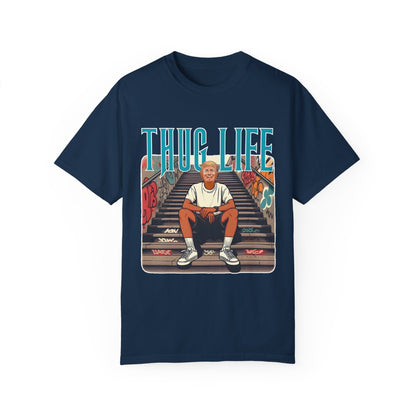 Thug Life - Donald Trump - Version 2 - Listing Pt. 2 of 2 - Unisex Garment-Dyed T-shirt
