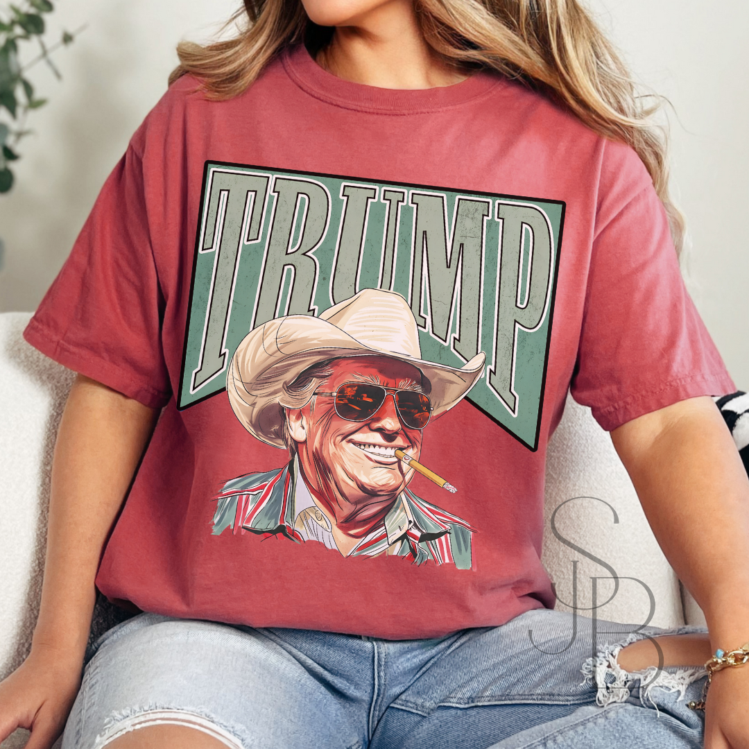 TRUMP - Western - Unisex Garment-Dyed T-shirt