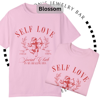 Self Love - Cupid Graphic, Garment-Dyed T-shirt