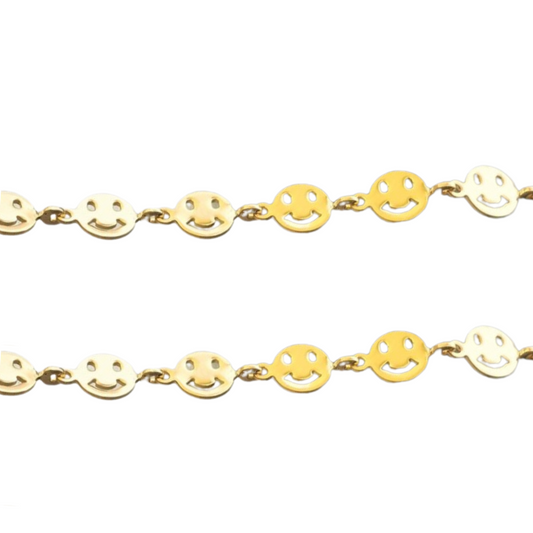 OG Smiley Chain Bracelet