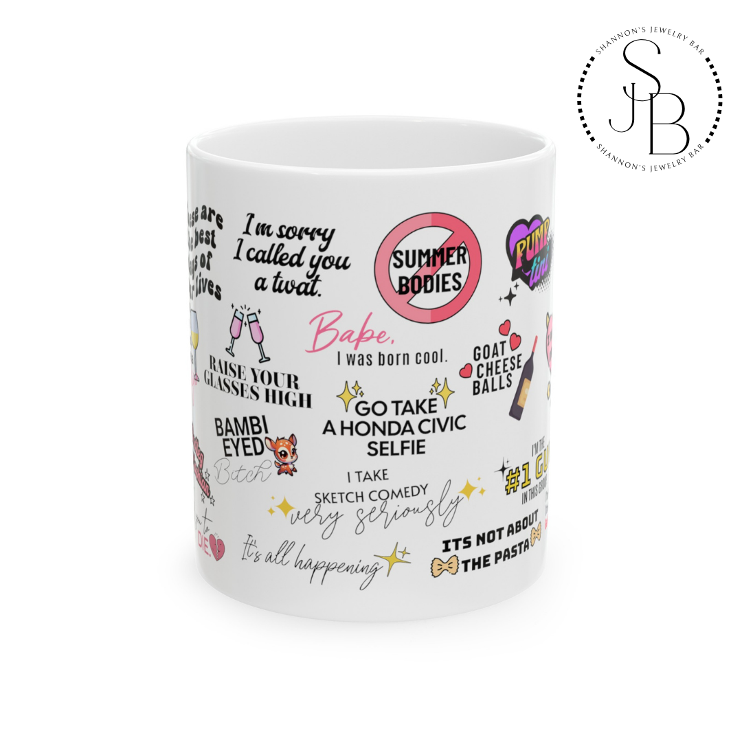 Vanderpump Rules Mash-Up Ceramic Mug, 11oz, Vanderpump Rules Iconic Quotes, All the Seasons Quotes, Scandoval