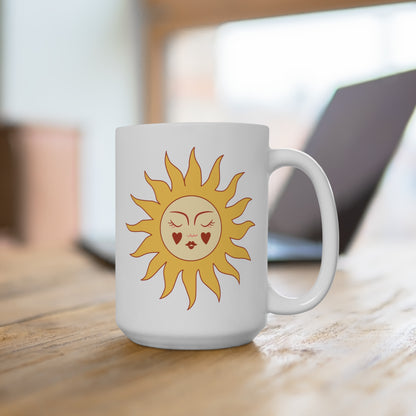 Sun and Moon Mug 15oz - Retro