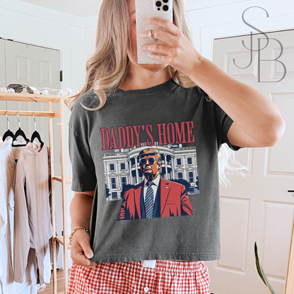 Daddy's Home - Trump Tee - Women's Boxy Tee (Comfort Colors)