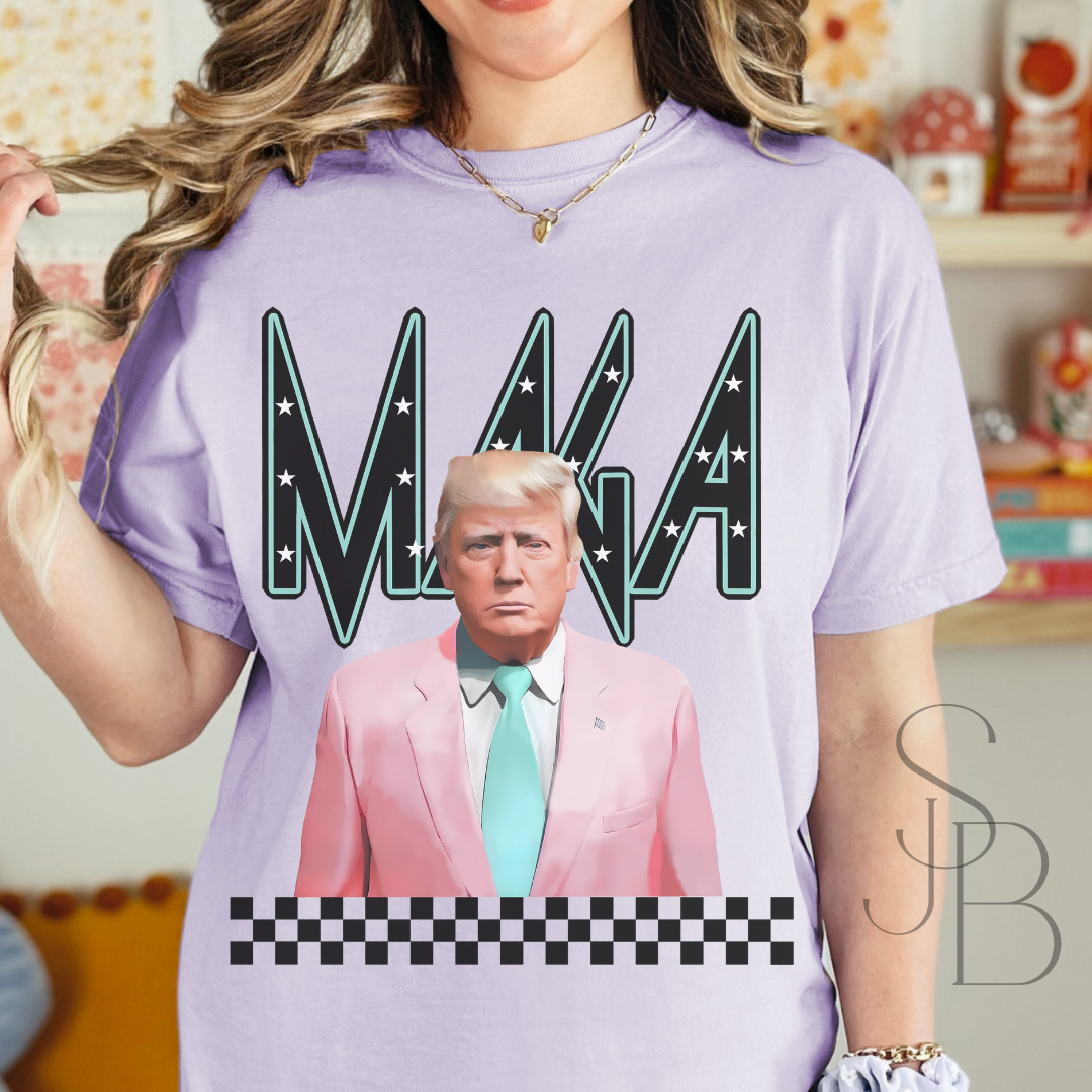 MAGA Trendy Trump Tee - Unisex Garment-Dyed T-shirt