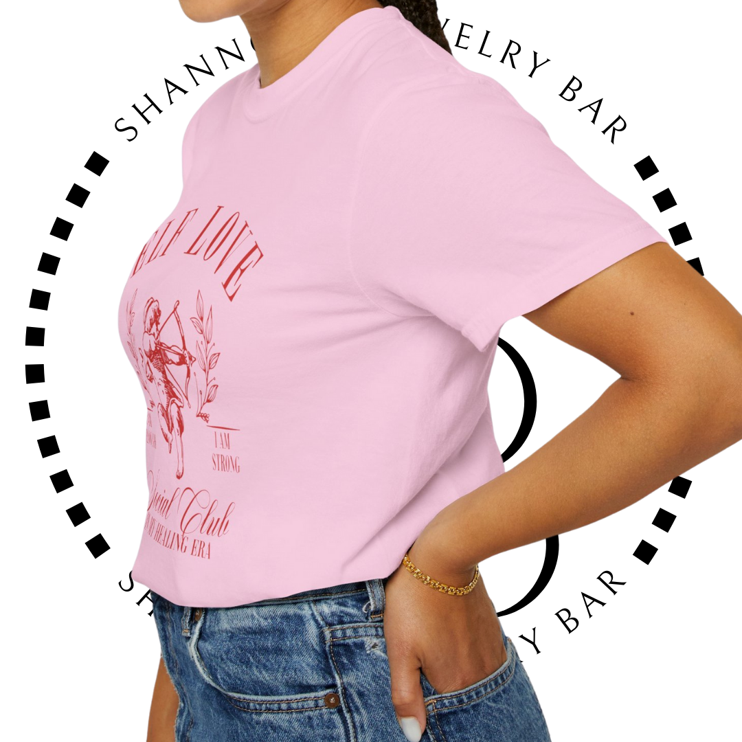 Self Love - Cupid Graphic, Garment-Dyed T-shirt