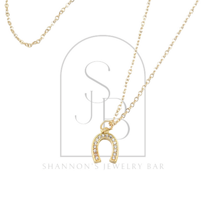 Dainty Horseshoe Necklace - Shannon’s Jewelry Bar