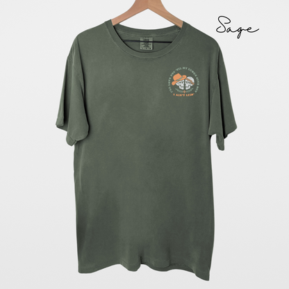 I'll Love You Till My Lungs Give Out - Skeleton Graphic, Garment-Dyed T-shirt, Tyler Childers