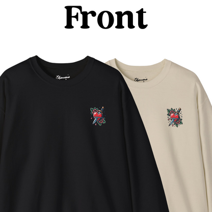 For you to Die Neo Traditional Tattoo VPR Crewneck Sweatshirt