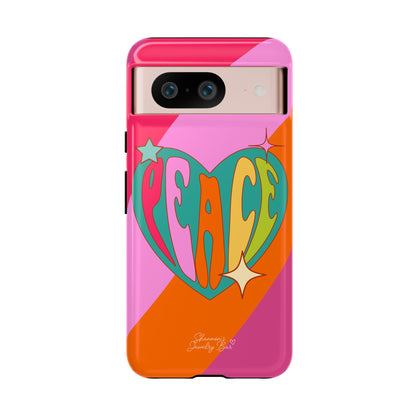 Groovy Peace - Tough Phone Cases - iPhone, Google Pixel, Samsung