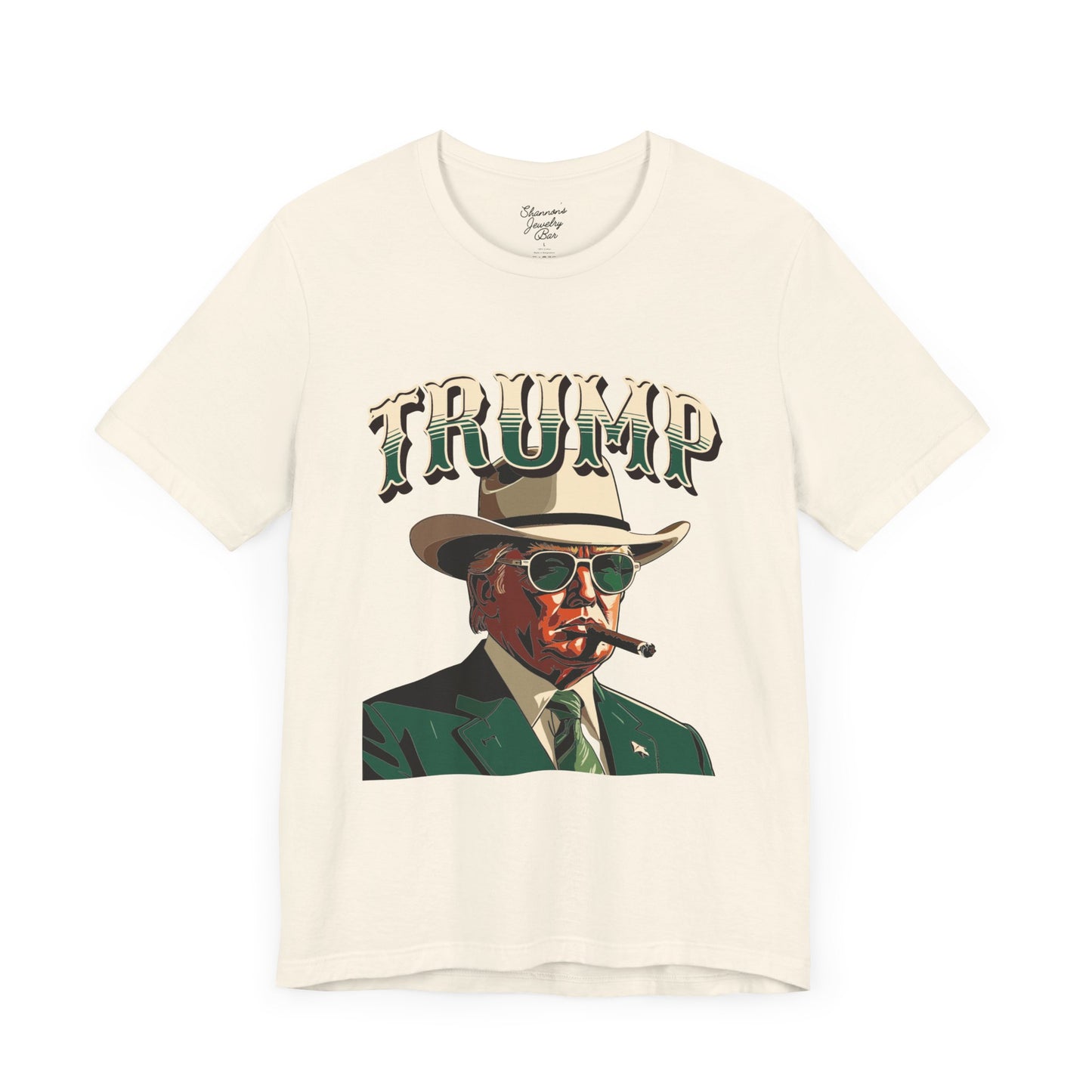 Trump with Cigar - Unisex Jersey Short Sleeve Tee